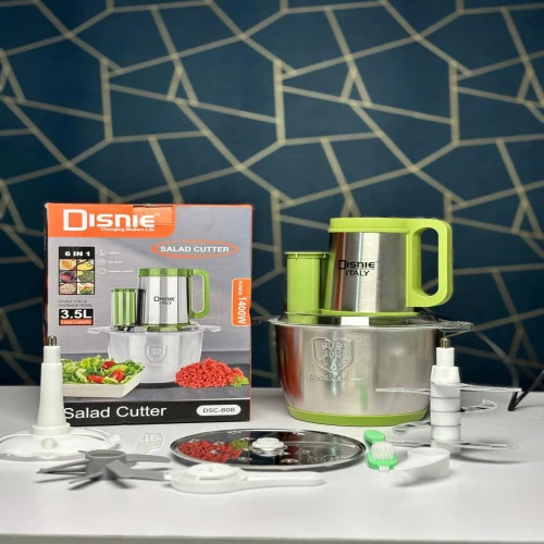 Disnie 6-in-1 DSC-808 Electric Salad Cutter And Fo...