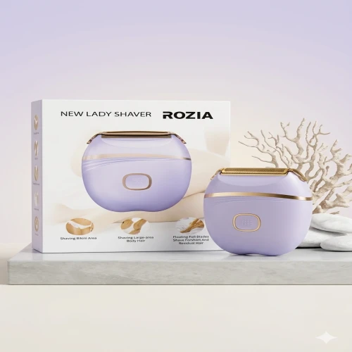 ROZIA Electric Lady Shaver – Versatile Hair Removal for Bikini Area and Body